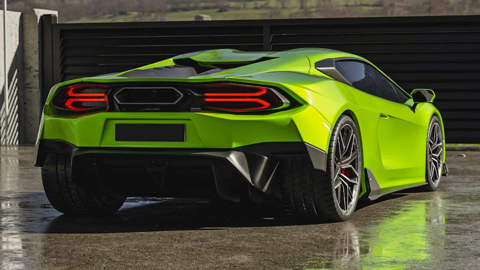 Lamborghini Temerario Rear - The worst side