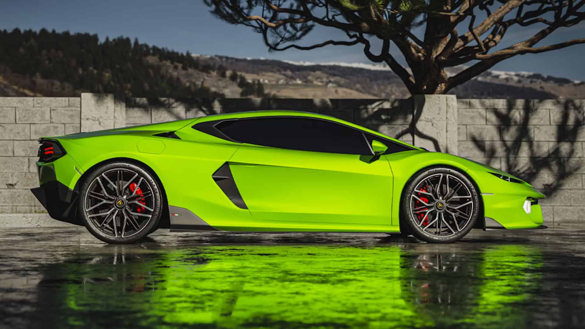 Lamborghini Temerario Side Profile