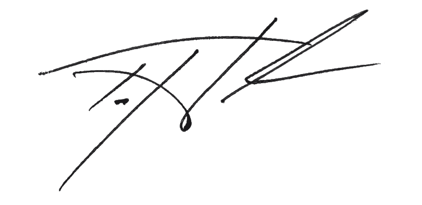 Trevor Hunter signature